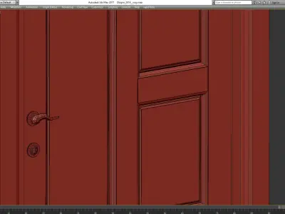 Interior Doors 3d model Low-poly 3D model
