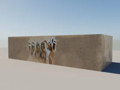 Egyptian Pharaoh tomb 3D model