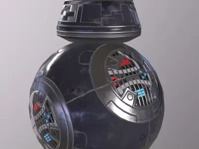 Droid star wars Low-poly 3D model