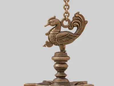 oil lamp  3D model purchase