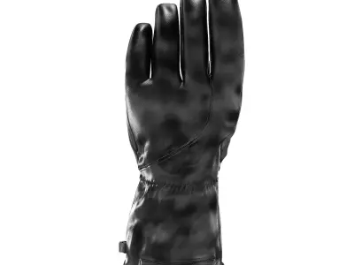realistic glove leather Low-poly 3D model