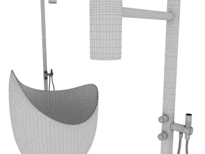 Bath Lunetta by Lupi 3D model