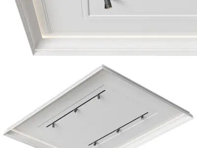 Modern ceiling RJ Easy Design 05 3D model