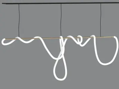 Luke Pendant Tracer Bar 3D model