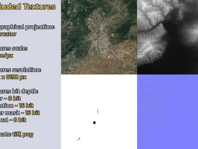 Taiyuan China City Landscape 3D Model 3D model