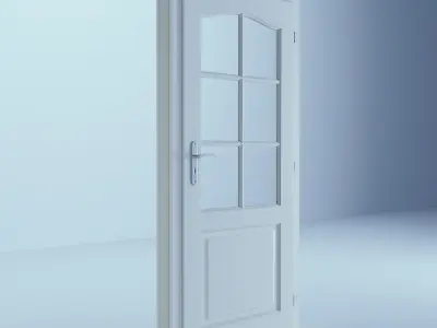White Door 13 3D model