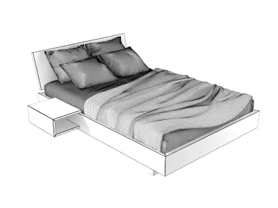 Siamo 02 Bed 3D model