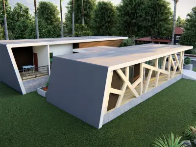 3D HOUSE INTERIOR AND EXTERIOR DESIGN 3D model