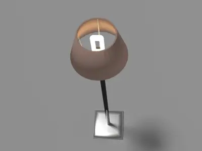 Floor Lamp 3D Model Low-poly 3D model