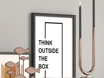 decorative set 02 3D model