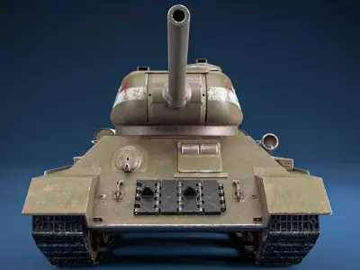 Tank T34 85  3D model