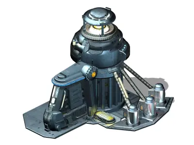 Functional mechanical object 03 3D model