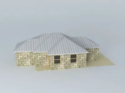 Rustic Cabin Free 3D model