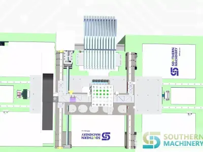 How to make LED lighting chip mounter in Smart EMS factory 3D model
