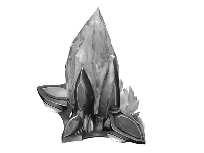 Energy-strong luminescence crystal 3D model