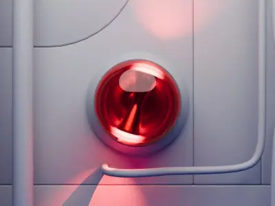 Alert Light Animation 3D model