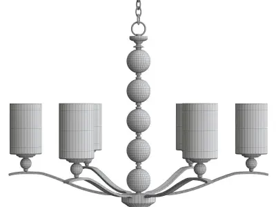 ENGLEHORN chandelier with four candle holders 3D model purchase