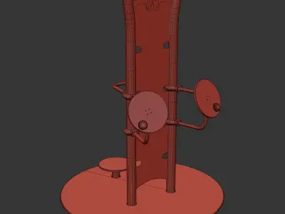 kids playground OUT and FIT TRAINING JFI-0908 3D model