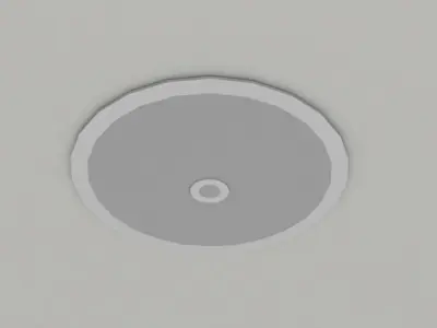 ceiling speaker  Low-poly 3D model
