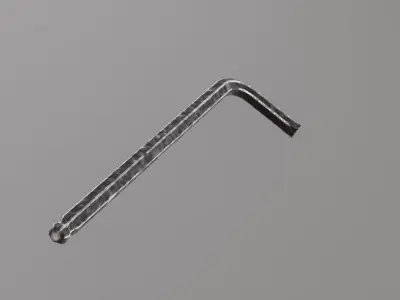 Allen Key tool Free low-poly 3D model