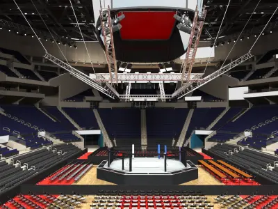  Octagon UFC Arena Interior 