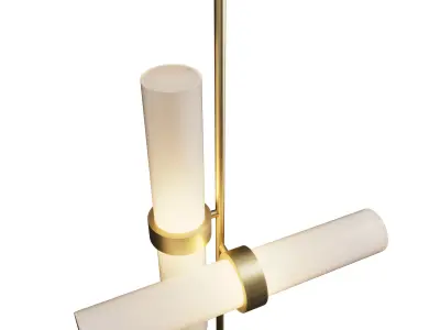 Typography Truly Studio Floor lamp by Rakumba Low-poly 3D model