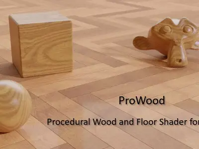 ProWood - Procedural Wood and Floor Shader Pack for Blender Texture