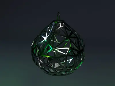 christmas ball 3D print model