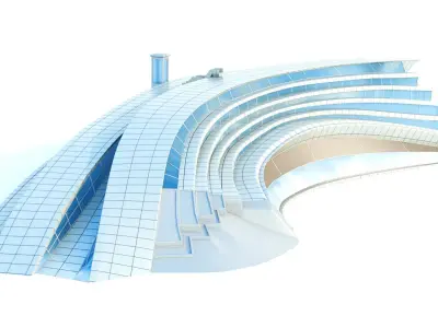 West Kowloon Station Main Terminal 3D model