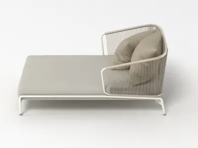 RODA Lounge Chair 3D model