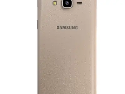 Samsung Galaxy On7 Gold 3D model