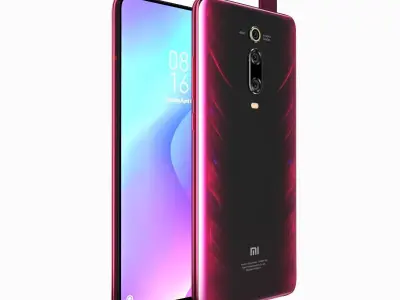 Xiaomi Mi 9T Red flame 3D model