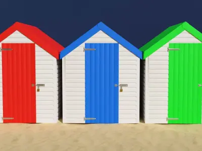 Beach Hut 3D model