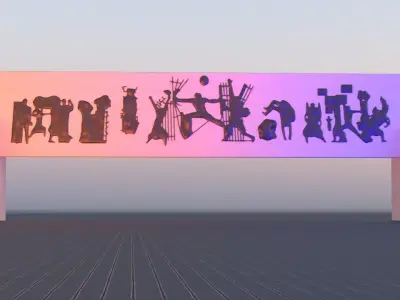 Freedom Monument 3D model