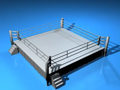 Boxing ring 3D model