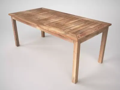 Table Outdoor Free 3D model