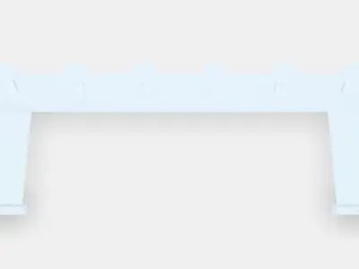 ENUDDEN Hanger for door Low-poly 3D model