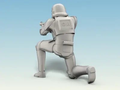 Stormtrooper Figure 3D model