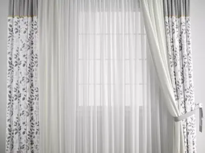 Curtain 354 3D model