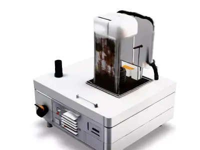 HighTech Laboratory Equipment 3D Model Low-poly 3D model