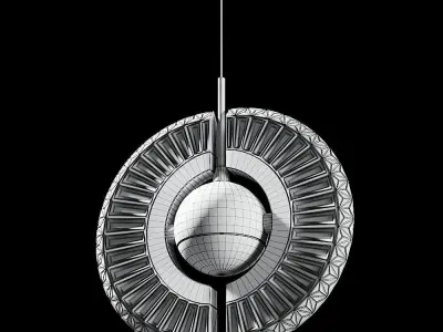 Lampatron Phoenix pendant lamp 3D model