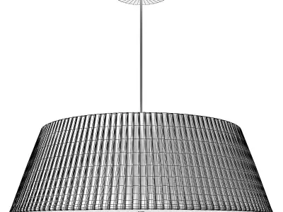Nordic Silk Lamp 3D model