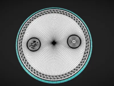 Amazon Echo Low-poly 3D model