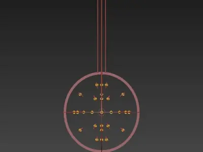 ARMILLA circular chandelier 3D model