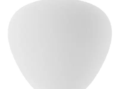 Bibiane glass ceiling lamp 3D model