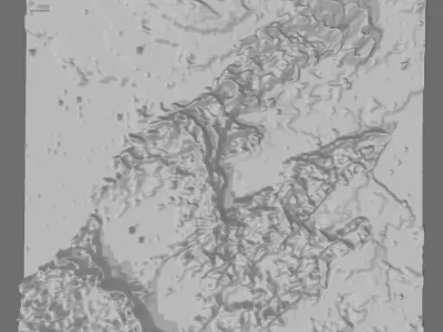 Low Res Pillar of creation deep sky object 3d software analysis Free 3D print model