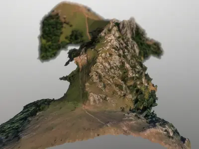 Landscape photoscaned 3d model 3D model