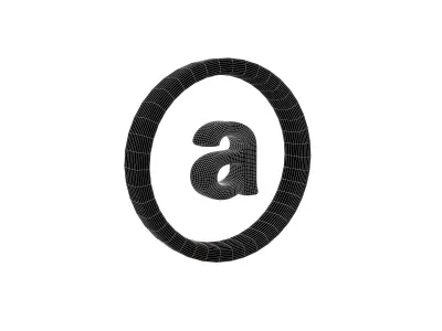 Arweave Coin v1 004 Low-poly 3D model