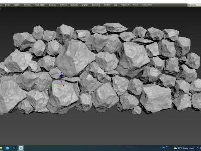  brick stones  3D model
