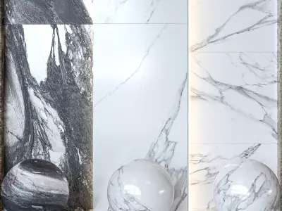 Emilceramica Tele di Marmo Marble Tile Collection -Set of 24 Texture